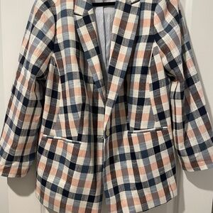 Talbots Plaid blazer size 20w